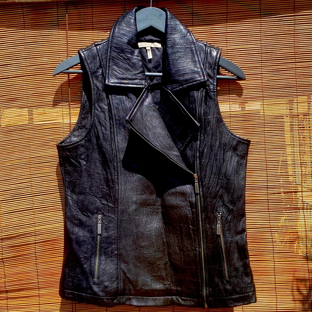in Suede, Leather Vest
